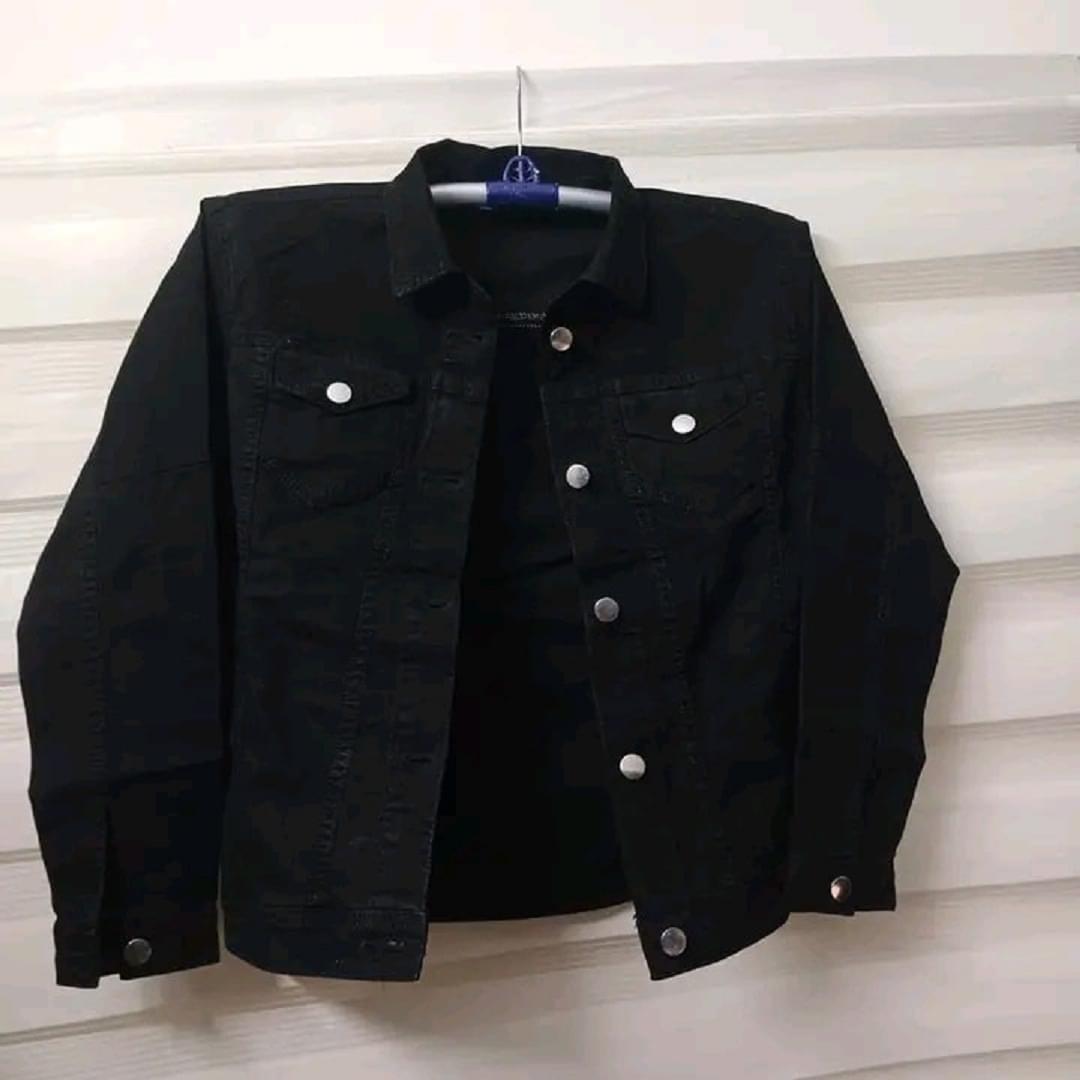 Women's Black Denim Jacket